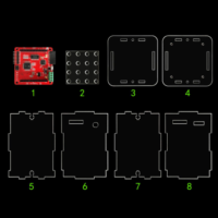 ⁦קוביית לד 4x4x4 מבוססת ארדואינו Arduino RGB LED Cube Kit⁩ – תמונה ⁦3⁩