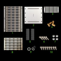 ⁦קוביית לד 4x4x4 מבוססת ארדואינו Arduino RGB LED Cube Kit⁩ – תמונה ⁦4⁩