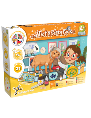 ערכת למידה רופא וטרינר  First Veterinary Kit מבית Science4you