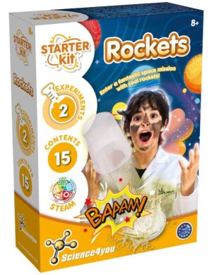 ערכת למידה וניסויים בנושא טילים ורקטות - Rockets Starter Kit מבית Science4you