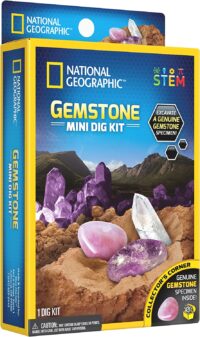 ערכת מדע Gemstone Mini Dig Kit - ערכת חפירה אבני חן מבית National Geographic