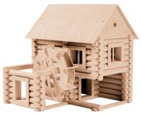 ⁦ערכת בניה מעץ לילדים מבולי עץ לבניית 12 מודלים של מבני עץ וטחנות רוח מסדרת VARIO מבית Walachia צ'כיה⁩ – תמונה ⁦4⁩