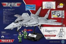 ערכת מודל להרכבה מבלוקים של מטוס F-14A Tomcat מהסרט TOP GUN מבית COBI