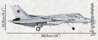 ⁦ערכת מודל להרכבה מבלוקים של מטוס F-14A Tomcat מהסרט TOP GUN מבית COBI⁩ – תמונה ⁦5⁩