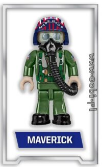 ⁦ערכת מודל להרכבה מבלוקים של מטוס F-14A Tomcat מהסרט TOP GUN מבית COBI⁩ – תמונה ⁦8⁩