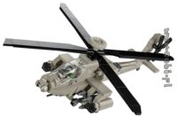 ⁦ערכת מודל להרכבה מבלוקים של מסוק קרב אפאצ'י AH-64 מבית COBI⁩ – תמונה ⁦10⁩