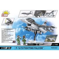 ⁦ערכת מודל להרכבה מבלוקים של מטוס  F-16D FIGHTING FALCON פאלקון אמריקאי מבית COBI⁩ – תמונה ⁦2⁩