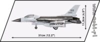 ⁦ערכת מודל להרכבה מבלוקים של מטוס  F-16D FIGHTING FALCON פאלקון אמריקאי מבית COBI⁩ – תמונה ⁦8⁩