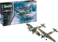 ⁦סט מודלים להדבקה של 2 מטוסי קרב  Bf-109 G-10 ו Spitfire MK.V בקנה מידה 1:72 מבית Revell⁩ – תמונה ⁦5⁩