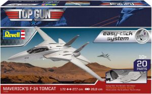 דגם מטוס קרב להרכבה ללא הדבקה Maverick's F-14 Tomcat.