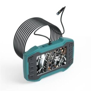 מצלמת נחש אנדוסקופ בעלת שתי מצלמות קידמית וצידית באורך 10 מטר