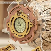 ⁦פאזל מכני - לוח שנה מכאני מעוצב להרכבה מעץ Time Engine Calendar⁩ – תמונה ⁦5⁩