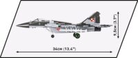 ⁦מודל להרכבת מטוס MIG-29 FULCRUM מבית COBI⁩ – תמונה ⁦4⁩