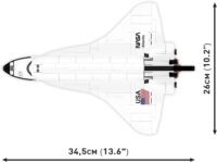 ⁦מודל מעבורת החלל אטלנטיס Atlantis Space Shuttle מבית COBI⁩ – תמונה ⁦4⁩