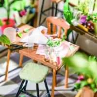 ⁦מיניאטורה ליצירה חנות פרחים - חנות הפרחים של אמילי - מיניאטורות ליצירה מבית ROLIFE⁩ – תמונה ⁦6⁩