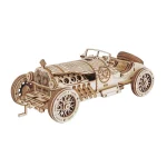 פאזל תלת מימד מעץ רכב - מודל רכב מרוצים ROKR V8 Grand Prix Car