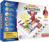 ערכת אלקטרוניקה לילדים 188 ניסויים - לימוד חשמל לילדים לבניית 188 מעגלים חשמליים עם הוראות בעברית - Znatok 188
