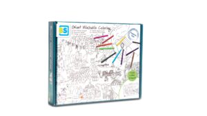 לוח צביעה ענק רב פעמי XL - משחק יצירה לחצר ולבית - Giant Washable Colouring מבית BS Toys