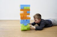⁦דומינו וג'נגה 2ב1 ענק לבית לחצר וחוץ - Tower and Domino מבית Alldoro גרמניה⁩ – תמונה ⁦3⁩