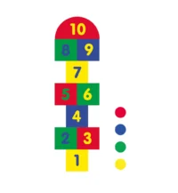 ⁦משחק קלאס  ענק לחצר וחוץ - Garden Hopescotch מבית  TRADITIONAL GARDEN GAMES UK⁩ – תמונה ⁦3⁩