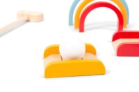 ⁦משחק לחצר גולף מעץ לילדים עם מכשולים Golf Set מבית BS-Toys⁩ – תמונה ⁦2⁩