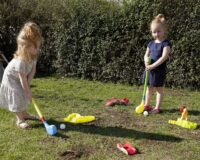 ⁦משחק לחצר גולף מעץ לילדים עם מכשולים Golf Set מבית BS-Toys⁩ – תמונה ⁦8⁩