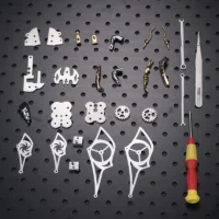 ⁦פאזל מכני תלת מימד ממתכת צרעה - מודל מכני 3D להרכבה ממתכת בעיצוב צרעה Mechanical 3D Wasp⁩ – תמונה ⁦6⁩