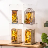 ⁦תיבת תצוגה למיניאטורה תומך ספרים - קופסת דיספליי הנותנת פתרון הגנה מאבק ושמירה על המיניאטורה מבית ROLIFE⁩ – תמונה ⁦3⁩