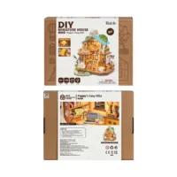 ⁦מיניאטורה ליצירה – בית הכלבלבים Puppy's Cozy Villa מבית Rolife⁩ – תמונה ⁦6⁩
