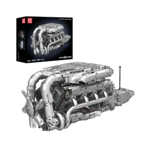 מנוע V8 Twin-Turbo – Mould King 10168