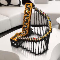 ⁦מסלול גולות ממונע להרכבה Harp Track מבית Mould King⁩ – תמונה ⁦3⁩