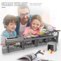 ⁦מסלול גולות להרכבה משולב מנוע 1038 חלקים- Rainbow Stepper מבית Mould King⁩ – תמונה ⁦4⁩