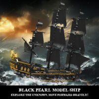 ⁦הפנינה השחורה להרכבה 3180 חלקים – Black Pearl מבית Mould King⁩ – תמונה ⁦3⁩