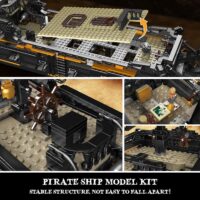⁦הפנינה השחורה להרכבה 3180 חלקים – Black Pearl מבית Mould King⁩ – תמונה ⁦4⁩