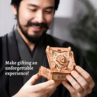 ⁦קופסת חידות מעץ – Samurai Box קופסת הסמוראי מבית iDventureDventure גרמניה⁩ – תמונה ⁦3⁩